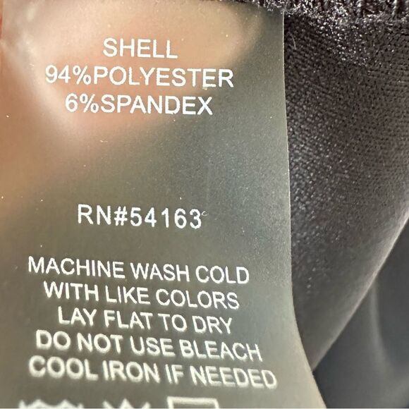 Calvin Klein Quarter Bell Sleeve Crew Neck Exposed Back Zip Sheath Dress 4 - Picture 6 of 7